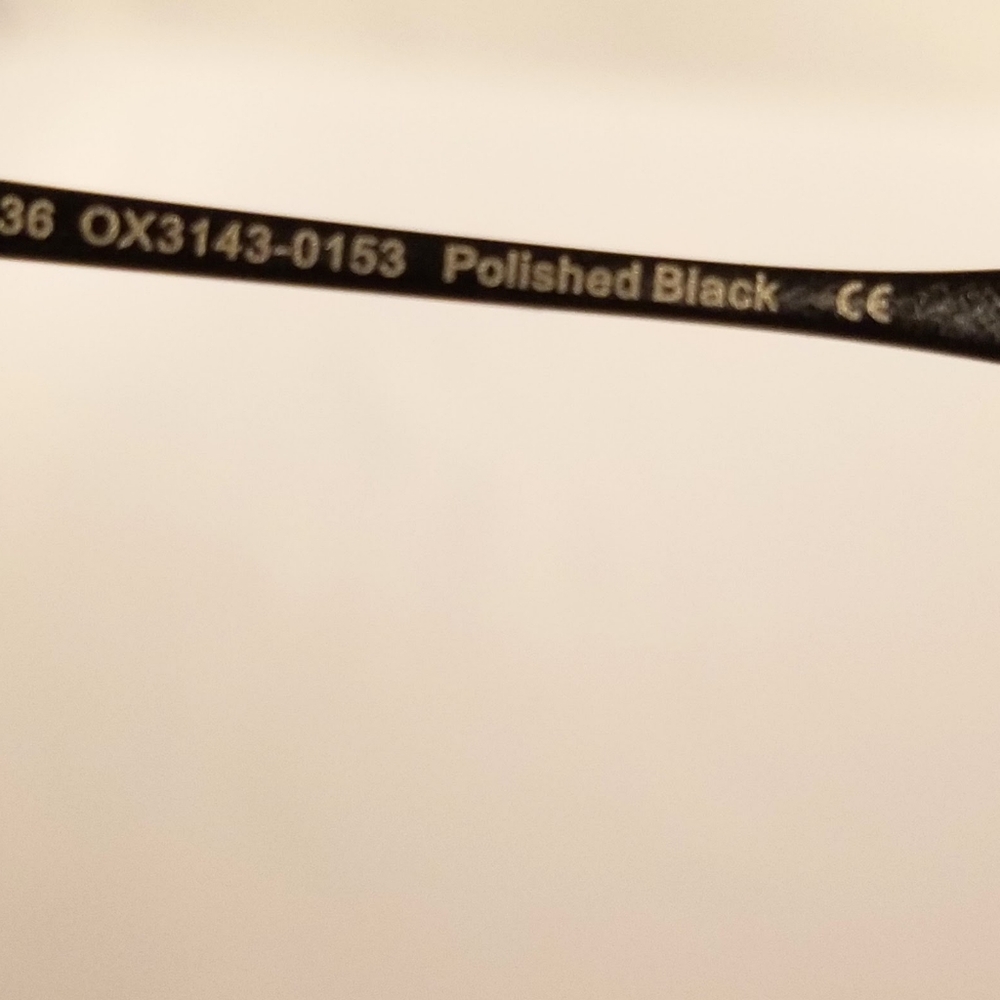Oakley Drill Bit 0.5 Frames OC3143-0453 Polished Black 53-18-136 - Picture 7 of 7